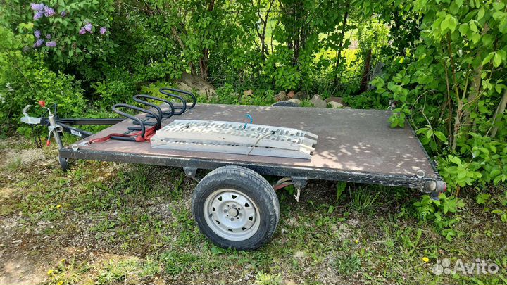 Прицеп для перевозки мотоцикла