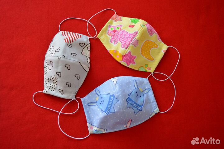 Маска защитная текстильная