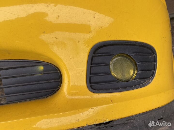 Передний бампер на Opel Vectra B рестайлинг