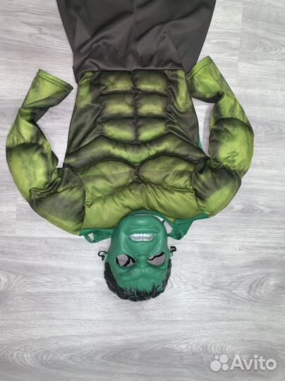 Костюм халка с маской рост 128-134