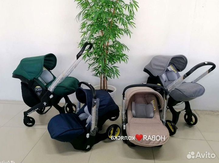 Коляска-автокресло FooFoo 4в1 (Doona+) оплата доля