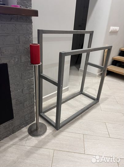 Вешалка напольная для одежды т полотенец из сосны