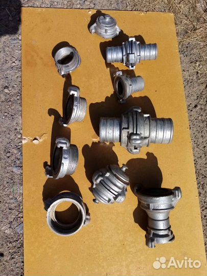 Полугайки, заглушки, переходники для рукавов