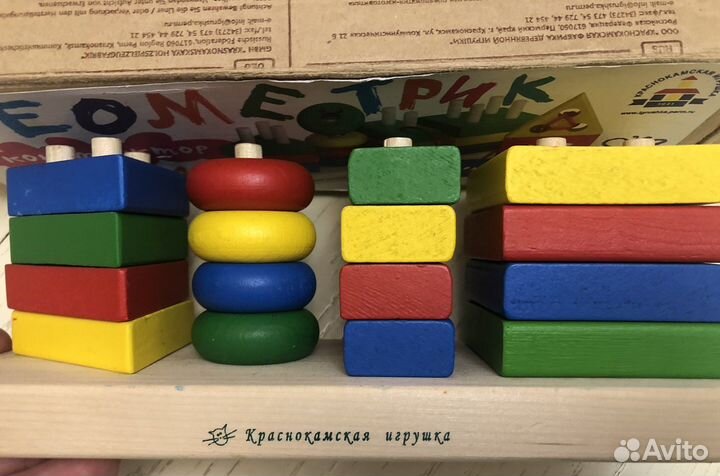 Конструктор из дерева Геометрик