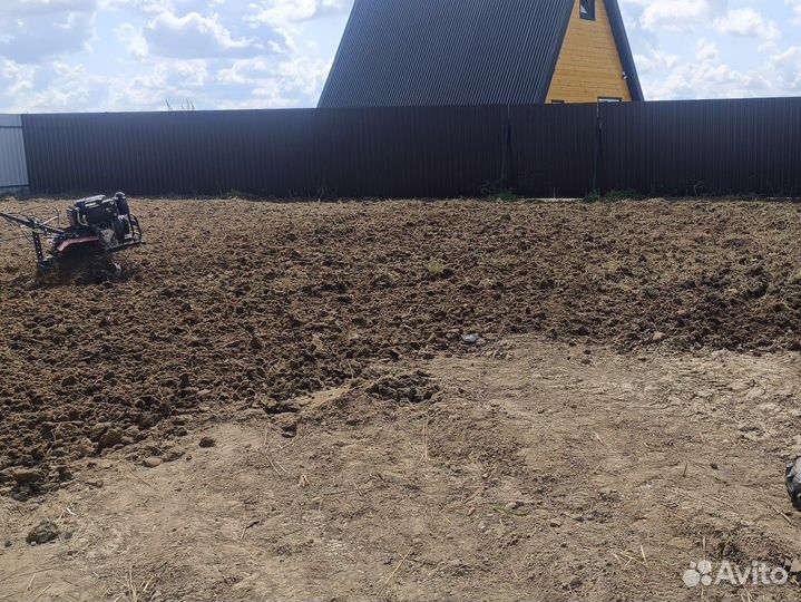 Вспашка земли / покос газона