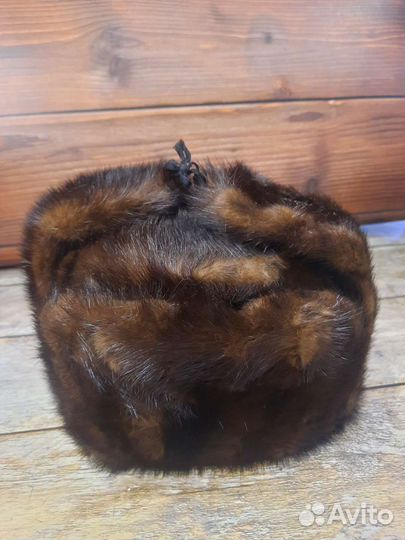 Мужская шапка меховая советская размер 54