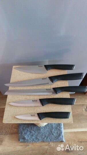 Набор ножей с подставкой Tefal