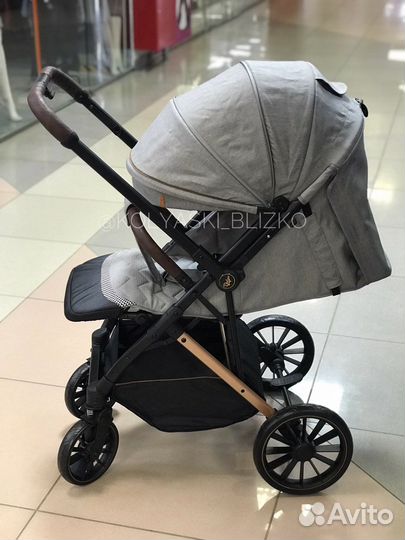 Коляска с перекидной ручкой dalux h2