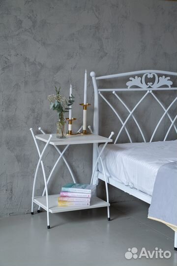 Кровать металлическая односпальная