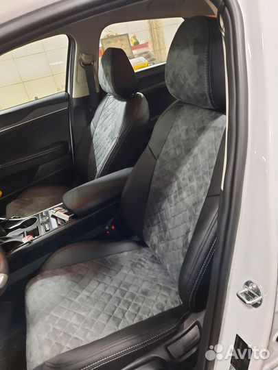 Чехлы KIA Optima Экокожа ромб Автопилот