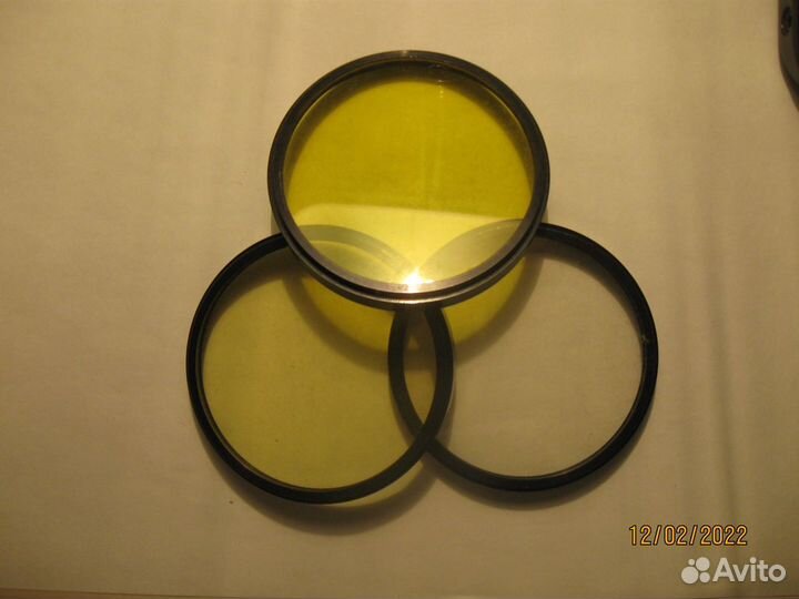 Светофильтры 77х0,75 разных цветов и плотности