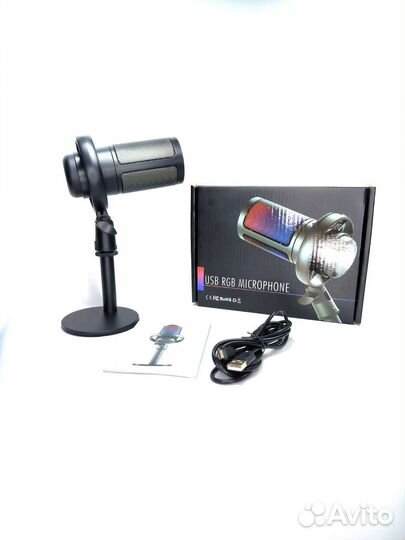 Конденсаторный Микрофон для стримов.Видео
