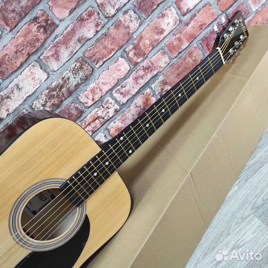 Гитара акустическая новая аналог Fender-Squier