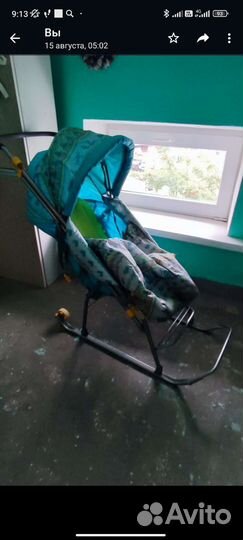 Санки коляска nika