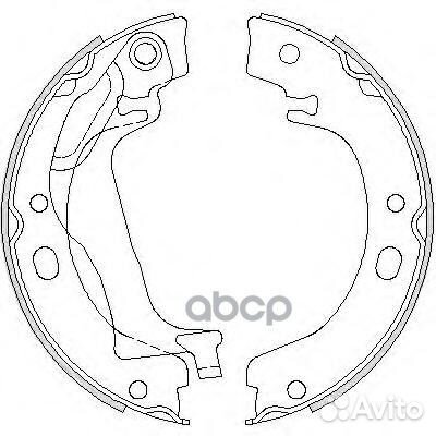 Колодки торм.барабанные 475300 Road house