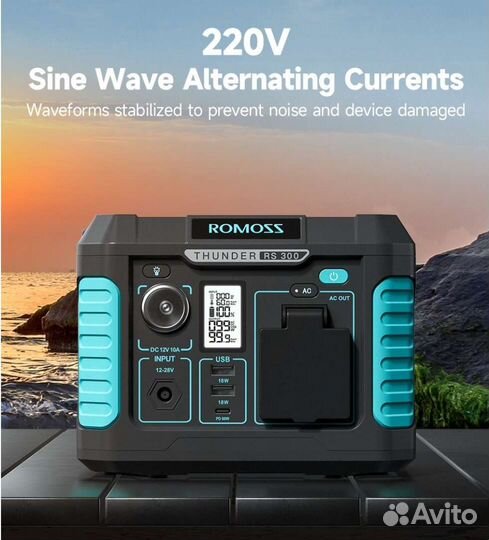 Портативная зарядная станция 220вольт