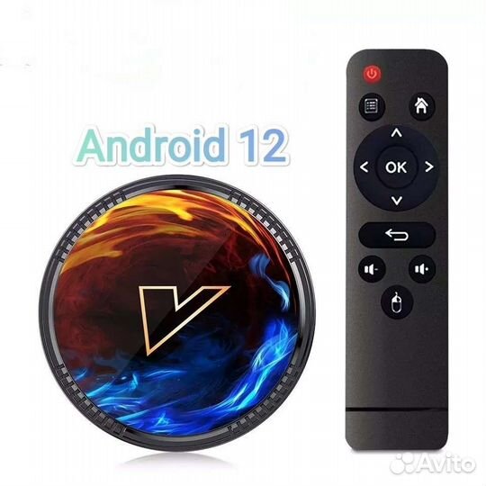 Смарт приставка на android 12 настроенная под ключ