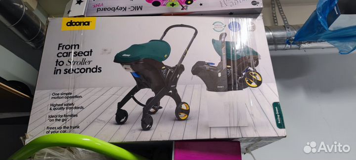 Коляска автокресло donna с базой isofix