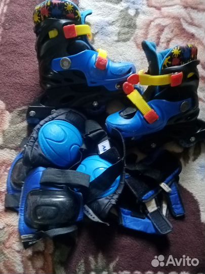 Детские ролики и защита