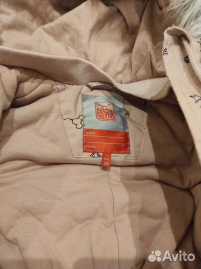 Зимний комбинезон для девочки 98
