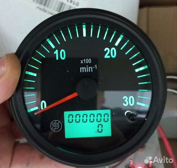 Тахометр электронный унивесальный, Ф 100мм