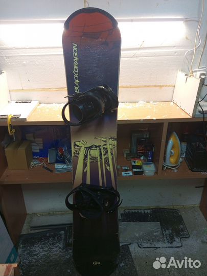 Сноуборд 150см (комплект)