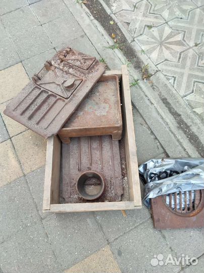 Печь буржуйка чугунная СССР