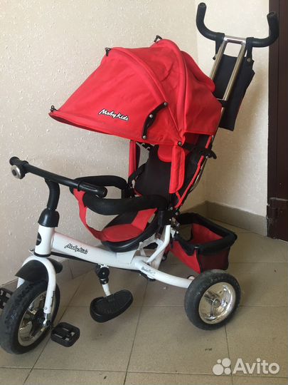 Детский велосипед с родительской ручкой