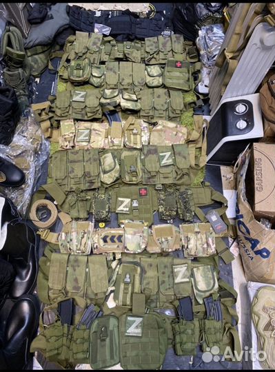 Поясная разгрузка с лямками разные варианты