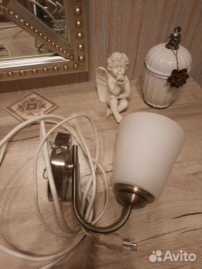 Настенный светильник бра бронза