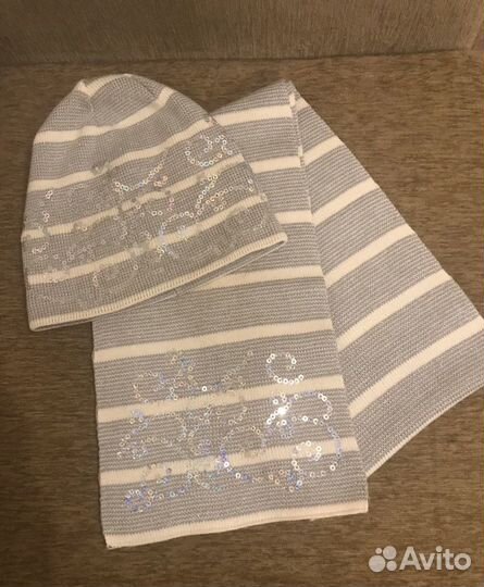 Комплект шапка + шарф