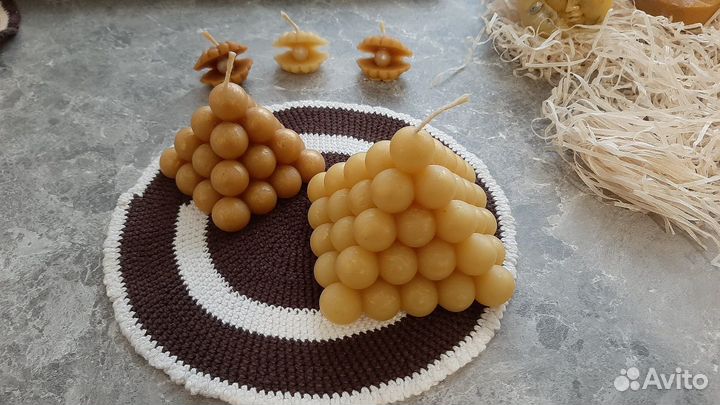 Свечи ручной работы, пчелиный воск