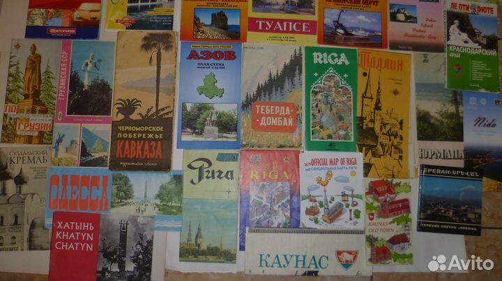 Карты и путеводители Европа, Россия, США