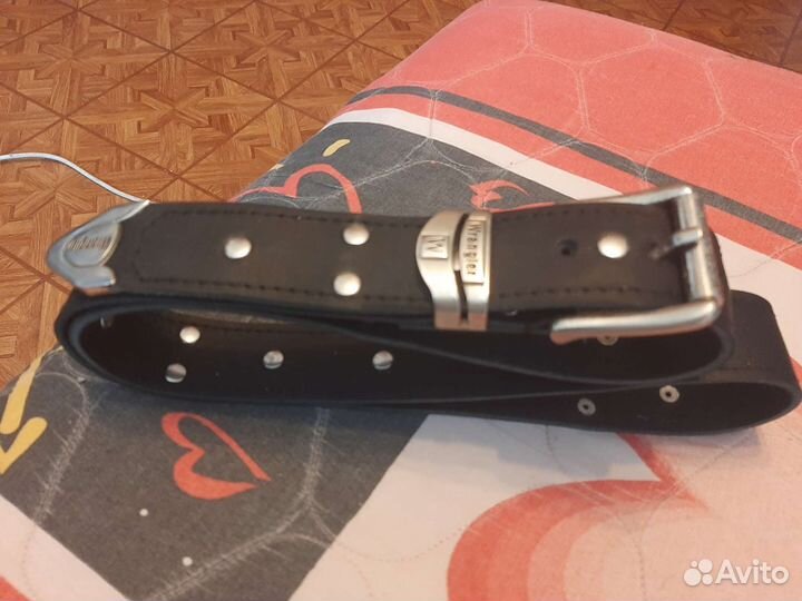 Мужской кожаный ремень ручной работы крс