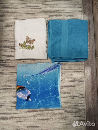 Полотенца махровые/вафельные. Новые и б/у