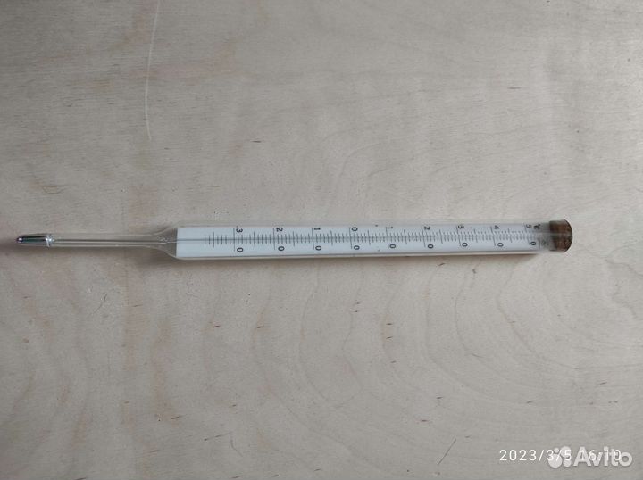 Градусник термометр ртутный СССР большой