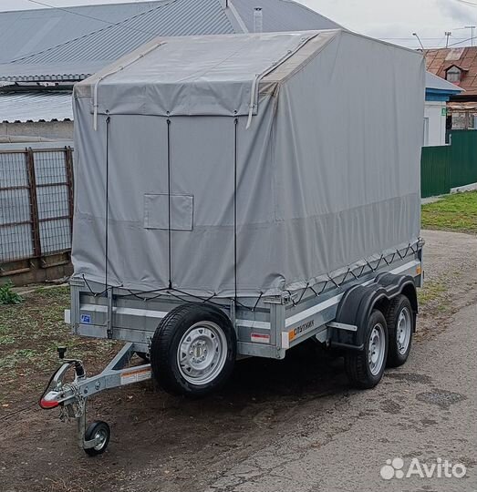 Прицеп легковой двухосный дом на колесах бу