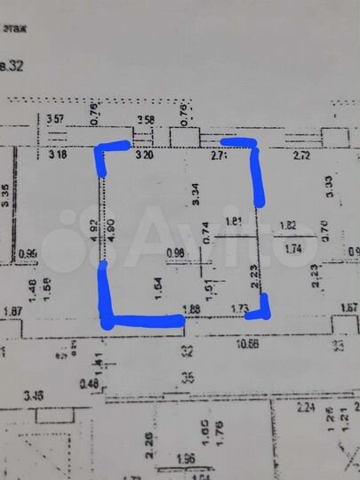 1-к. квартира, 32 м², 4/9 эт.