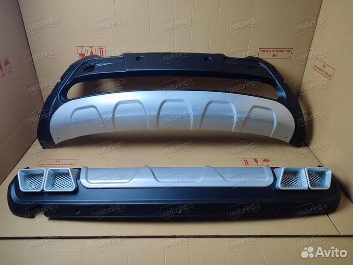 Накладки на бампера Kia Sorento Prime 2015-2020