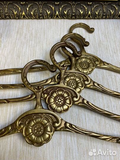 Антикварные плечики вешалки бронза Германия