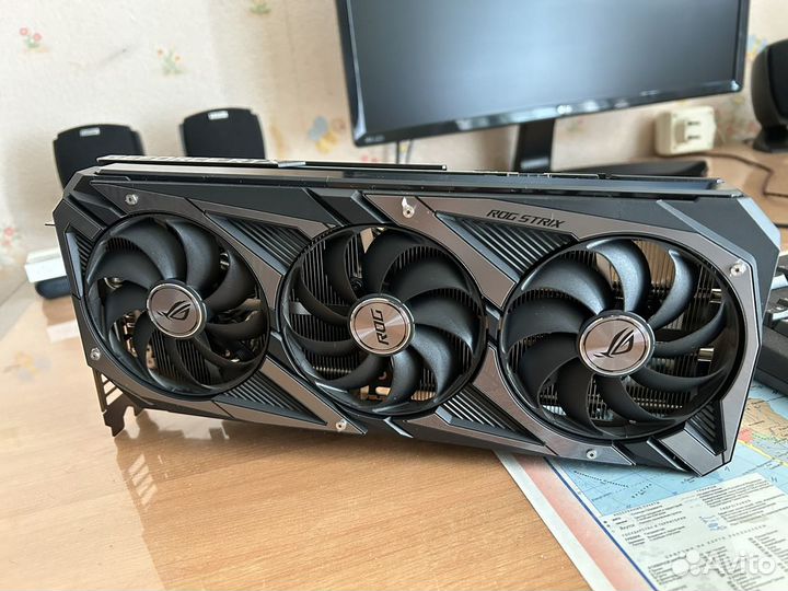 Видеокарта asus GeForse RTX 3060 strix 12GB