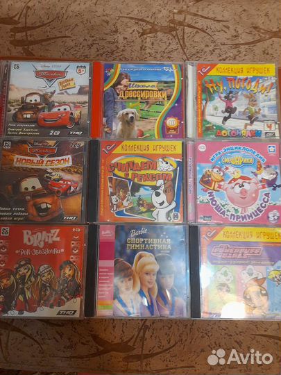 Диски CD ROM лицензионные детские игры и программы