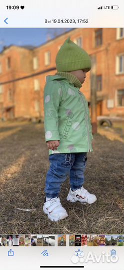 Ветровка для девочки 74