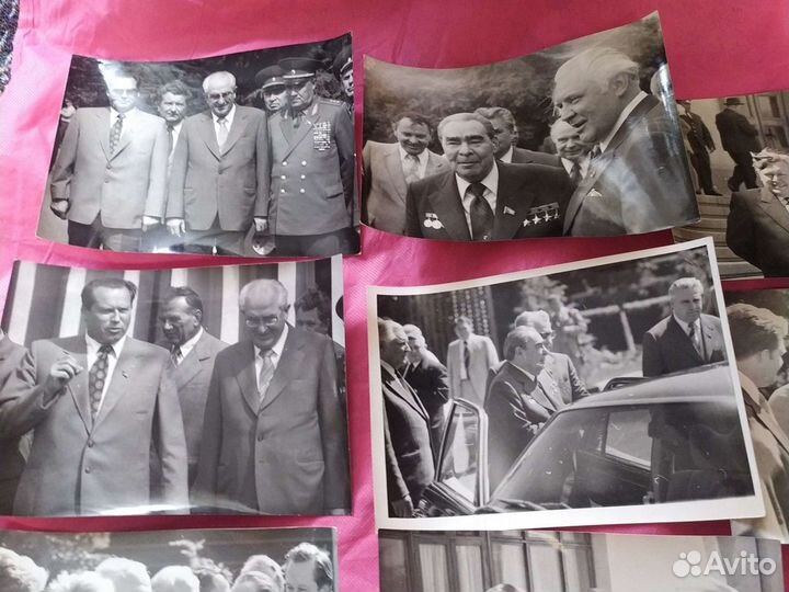 Фотографии с Брежневым Л. Андроповым