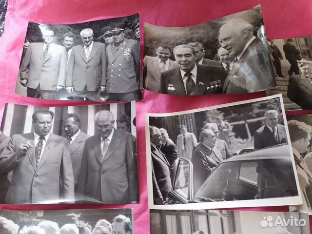 Фотографии с Брежневым Л. Андроповым