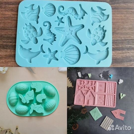 Новые Силиконовые формы в ассортименте