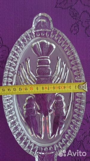 Блюдо салатник хрусталь