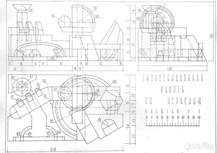 Репетитор по черчению, академическому рисунку