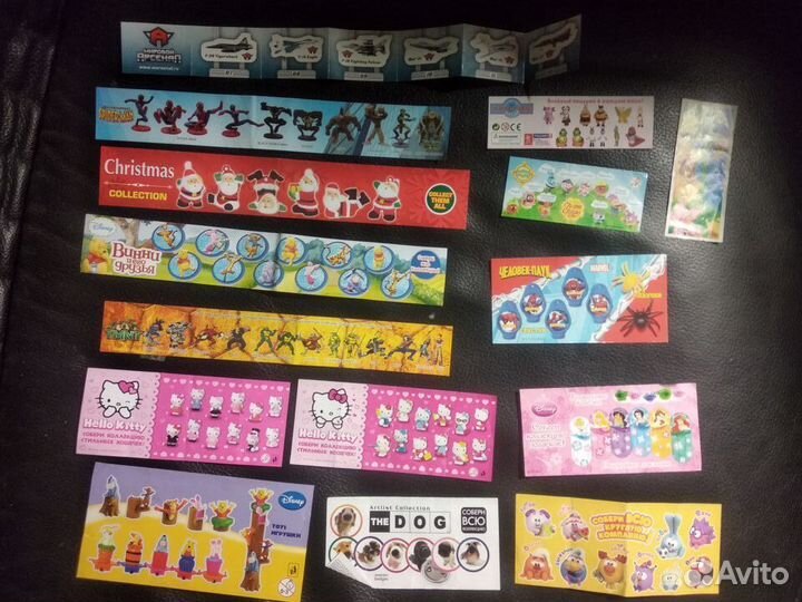 Вкладыши к киндерам