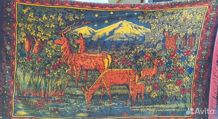 Плюшевый ковер СССР